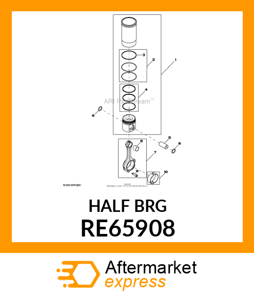 BEARING RE65908