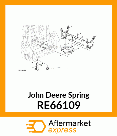 SPRING, DETENT WITH ROLLER (SPEED) RE66109