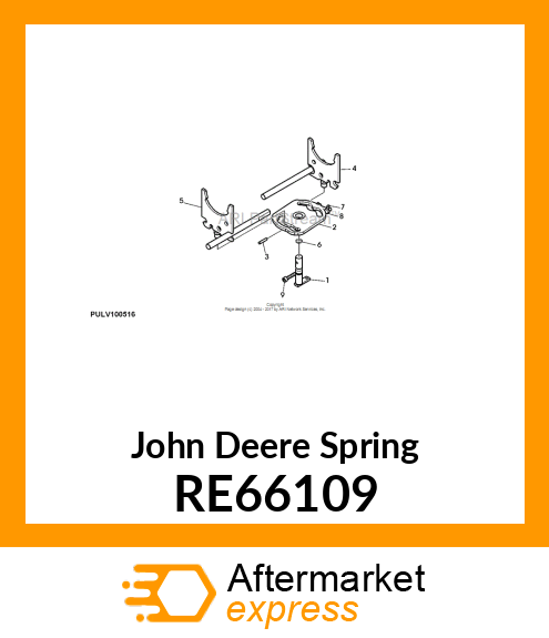 SPRING, DETENT WITH ROLLER (SPEED) RE66109