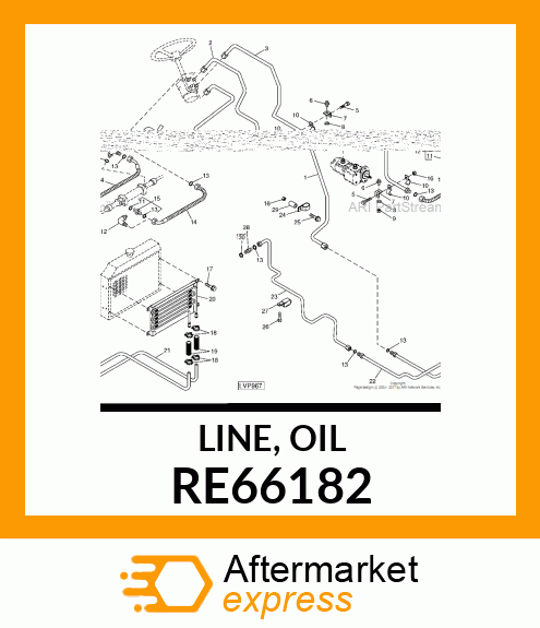 LINE, OIL RE66182