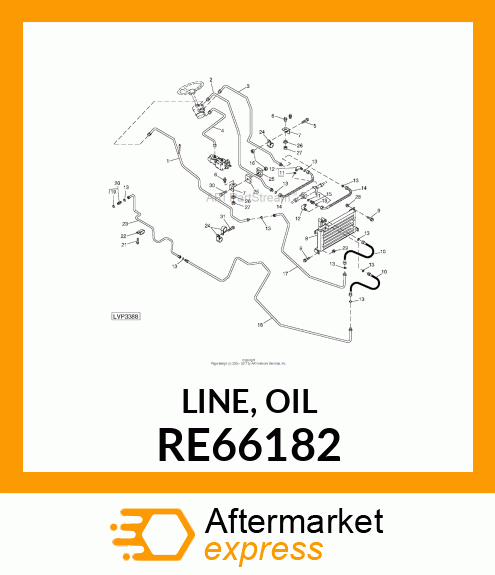 LINE, OIL RE66182