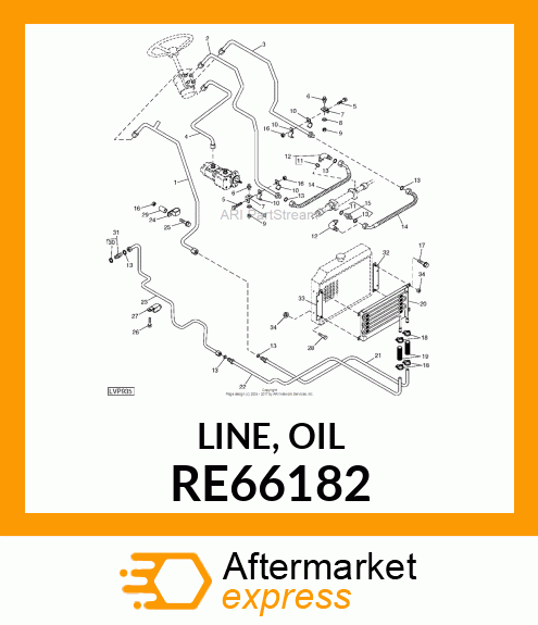 LINE, OIL RE66182