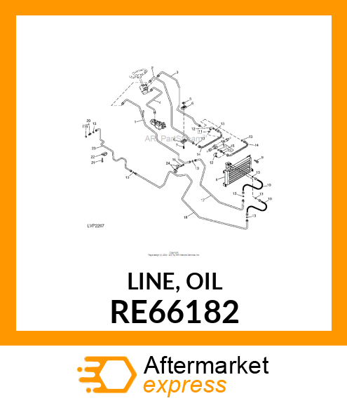 LINE, OIL RE66182