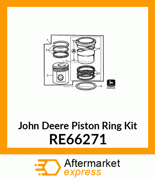 PISTON RING KIT RE66271