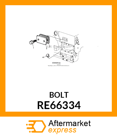 CAP SCREW,SPECIAL CAP, W/PREAPPLIED RE66334