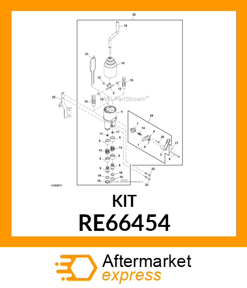 SWITCH KIT, JOYSTICK LOCK CONV RE66454