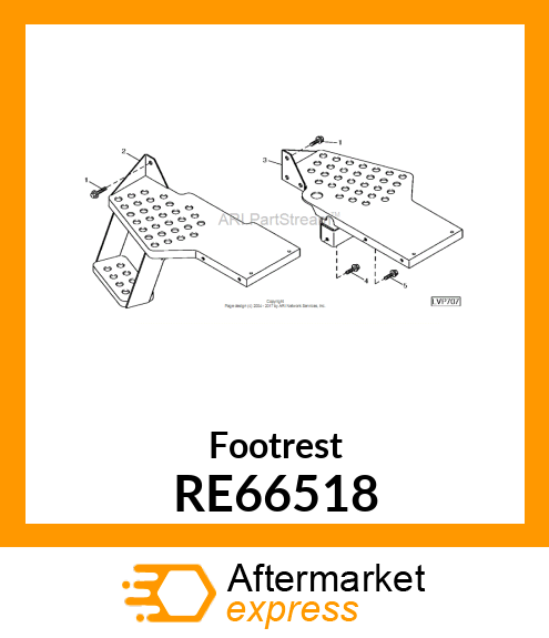 Footrest RE66518