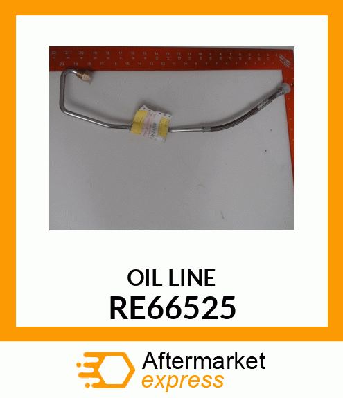 OIL LINE,TURBO OIL INLET RE66525