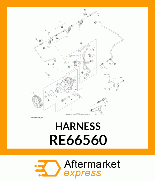 WIRING HARNESS RE66560