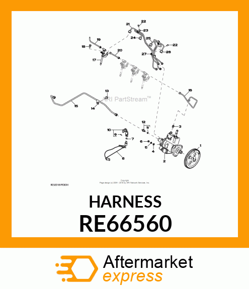 WIRING HARNESS RE66560