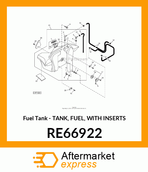 Tank Fuel With Inserts RE66922