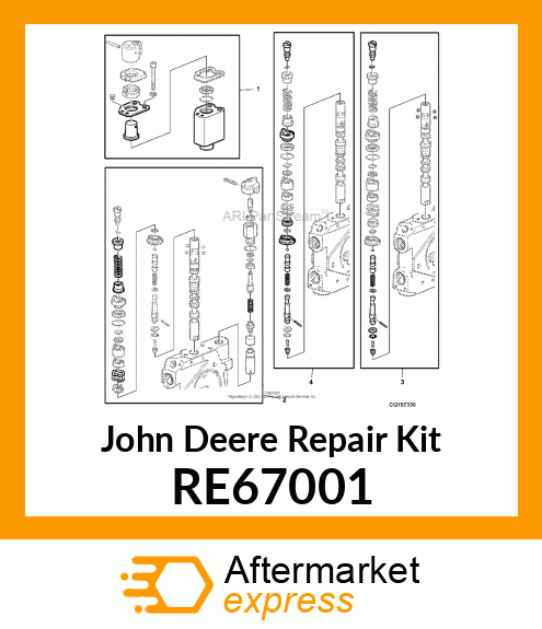 REPAIR KIT, DETENT END CAP, DELUXE RE67001