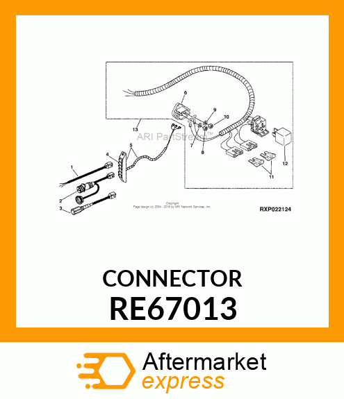 Standard Connector with 3 RE67013