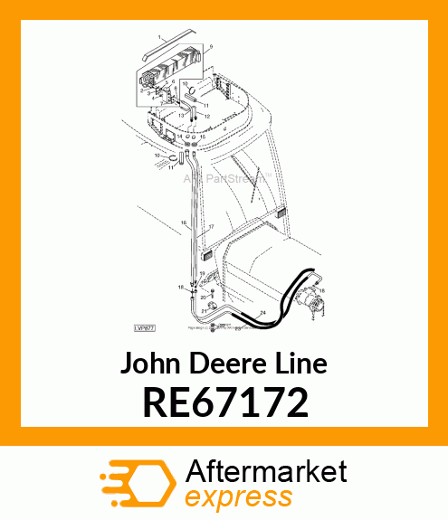 LINE, REFRIGERANT RE67172