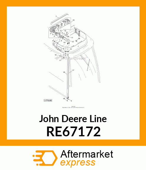 LINE, REFRIGERANT RE67172