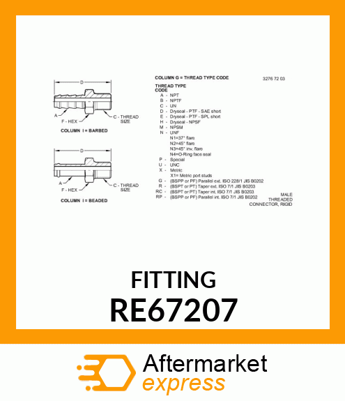 FITTING RE67207