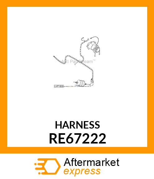 HARNESS, WIRING RE67222