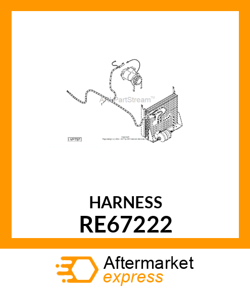 HARNESS, WIRING RE67222