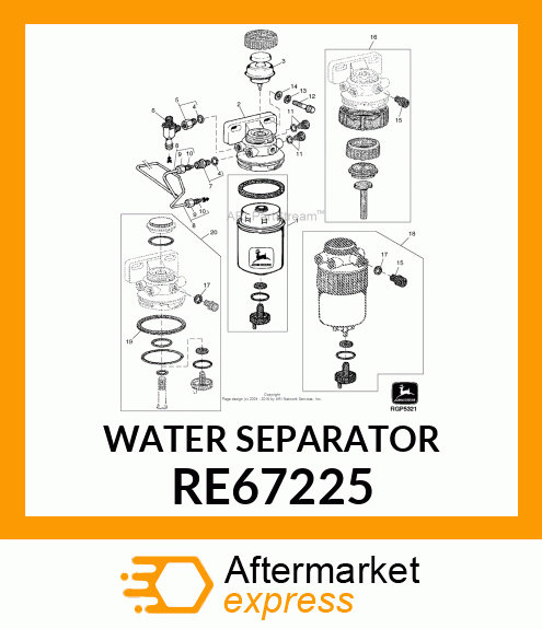 FUEL FILTER RE67225