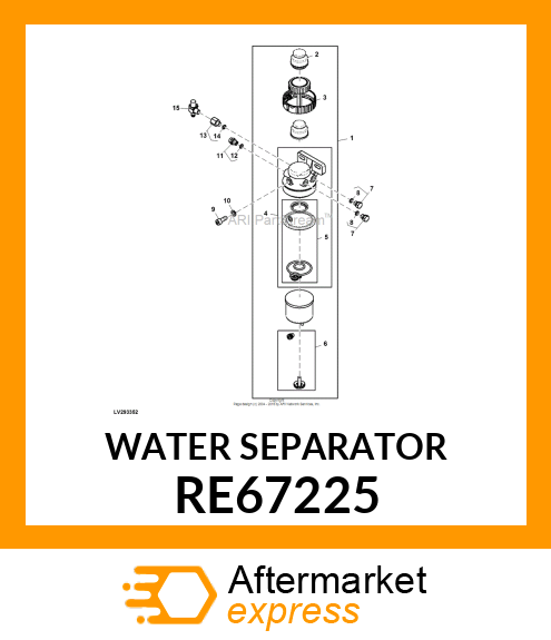 FUEL FILTER RE67225