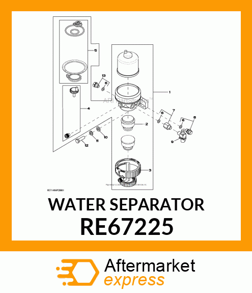 FUEL FILTER RE67225