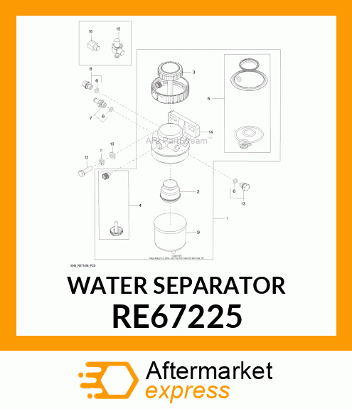 FUEL FILTER RE67225