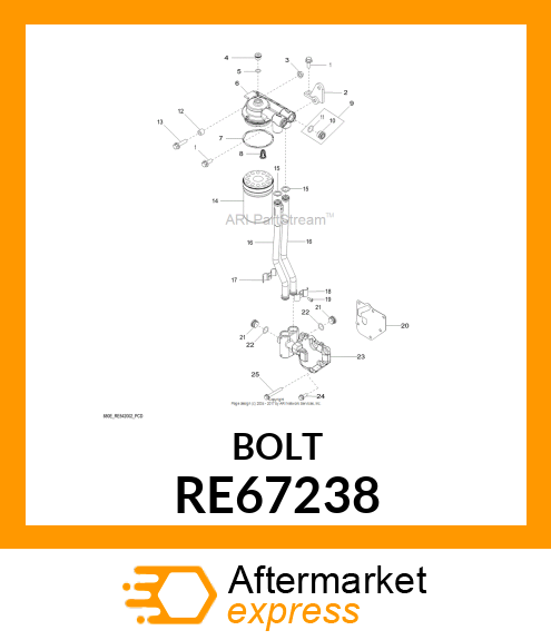 SCREW, SPECIAL CAP, W/PREAPPLIED RE67238