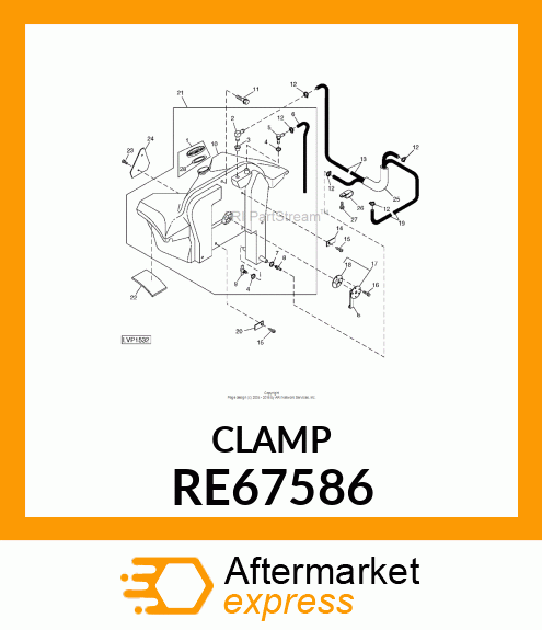 CLAMP RE67586
