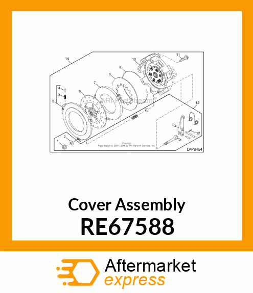 CLUTCH, ASSEMBLY RE67588
