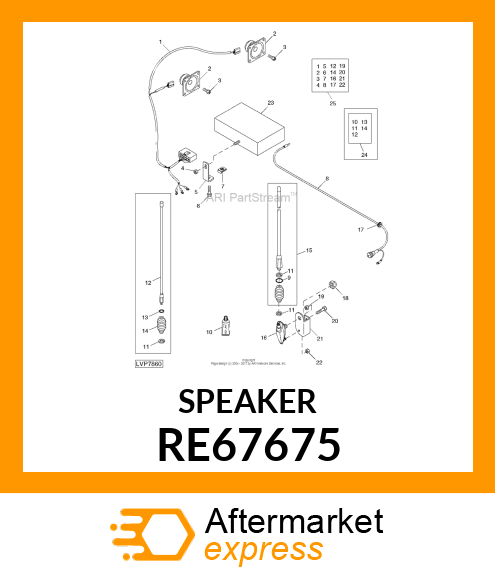 SPEAKER, RADIO RE67675