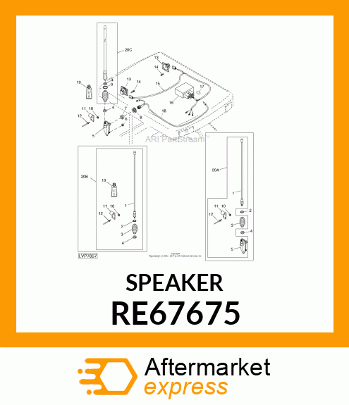 SPEAKER, RADIO RE67675