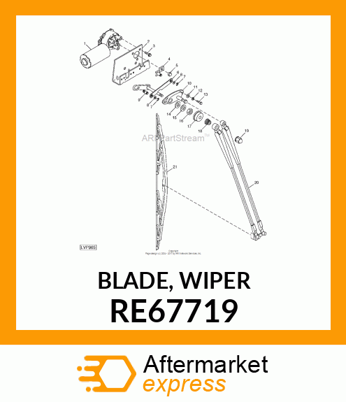 BLADE, WIPER RE67719