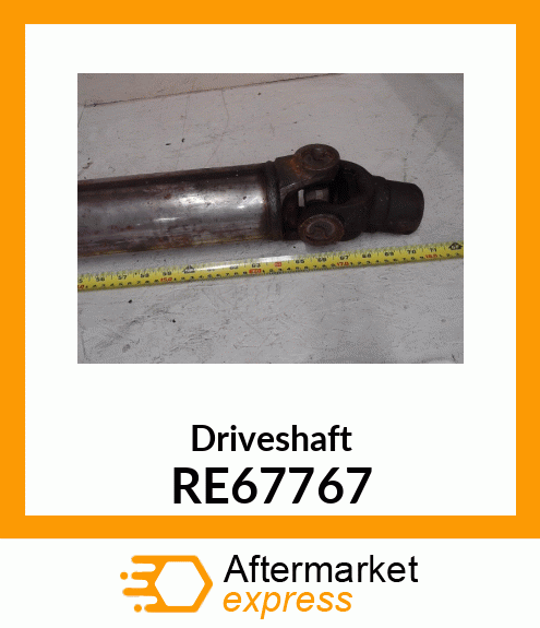 UNIVERSAL JOINT WITH SHAFT, AND YOK RE67767