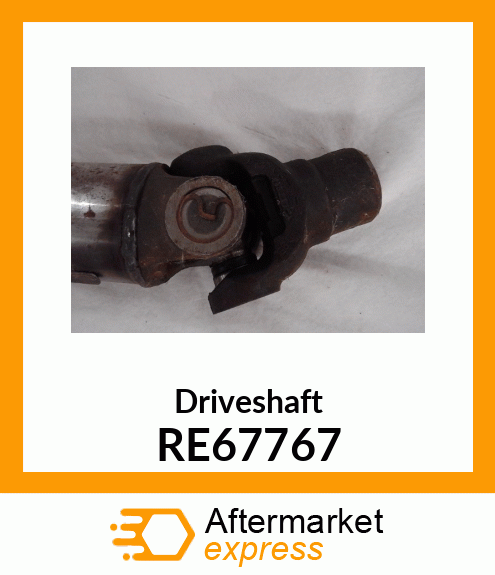 UNIVERSAL JOINT WITH SHAFT, AND YOK RE67767