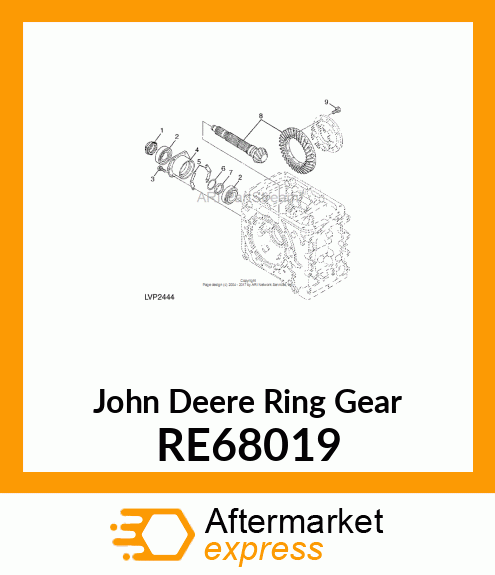 GEAR, RING COMP RE68019