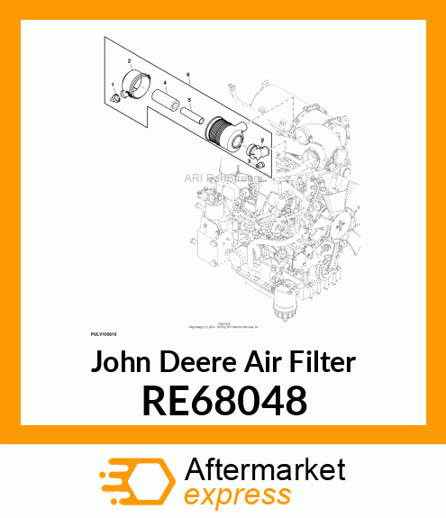 AIR FILTER, PRIMARY RE68048