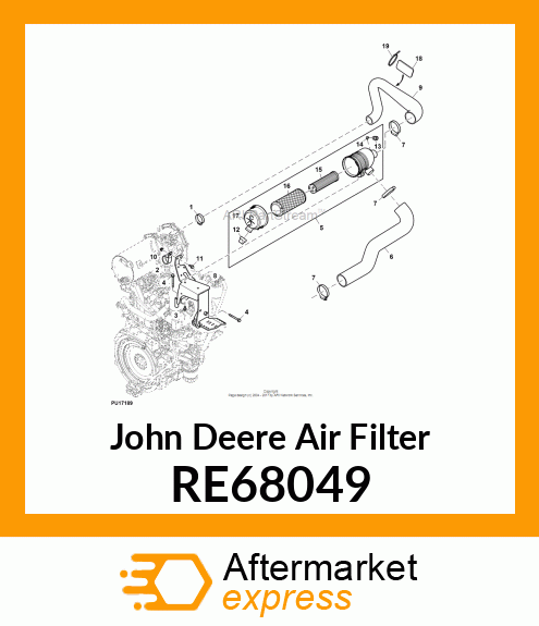 AIR FILTER, SAFETY RE68049