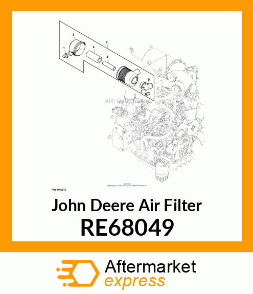 AIR FILTER, SAFETY RE68049