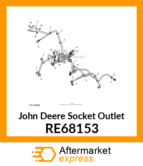 SOCKET OUTLET, SOCKET OUTLET, WITH RE68153