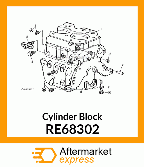 Cylinder Block RE68302