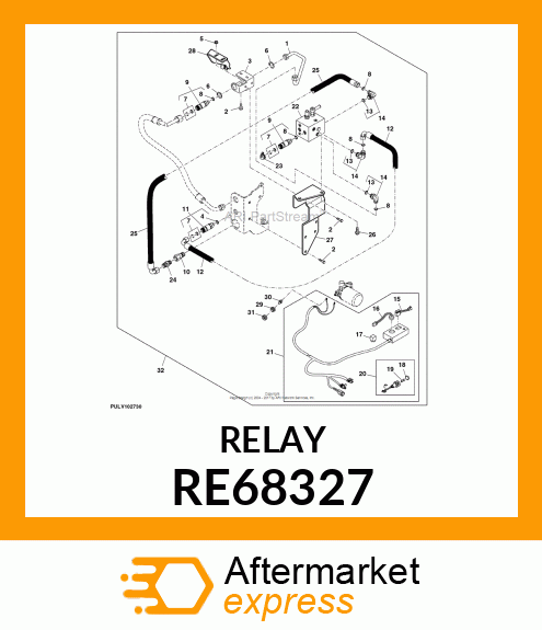 RELAY, MODULE RE68327