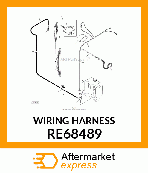 WIRING HARNESS RE68489