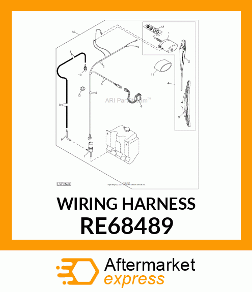 WIRING HARNESS RE68489