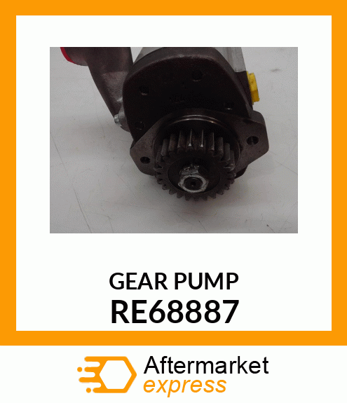 PUMP, HYDRAULIC RE68887