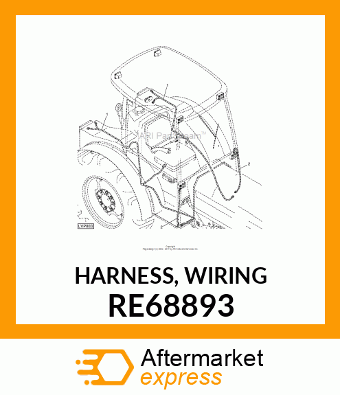 HARNESS, WIRING RE68893