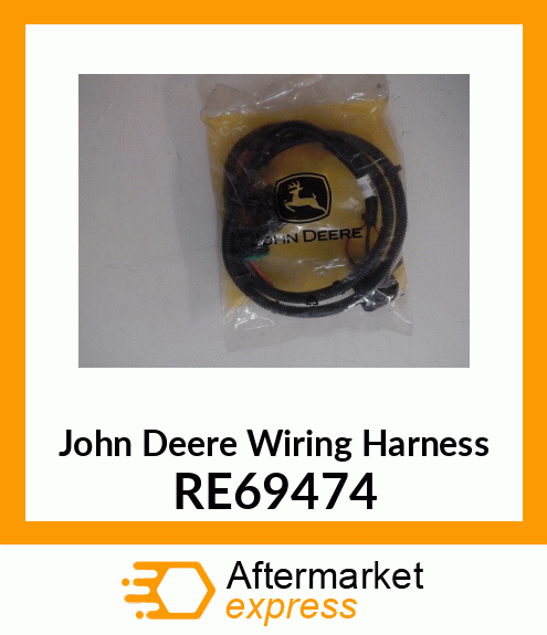 Auxiliary Harness (not needed on 55 or 60 series) RE69474