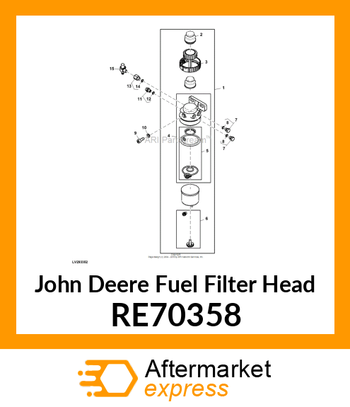 FILTER HEAD RE70358