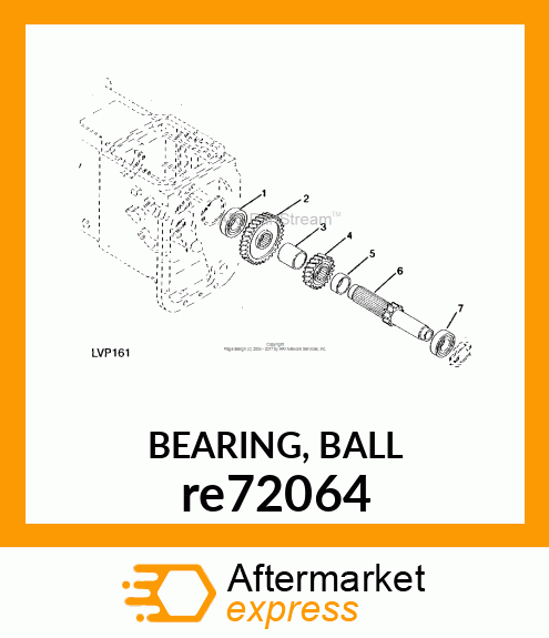 BEARING, BALL re72064