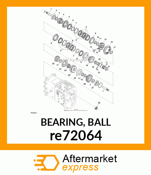 BEARING, BALL re72064