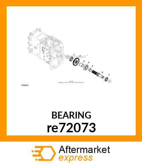 BEARING re72073